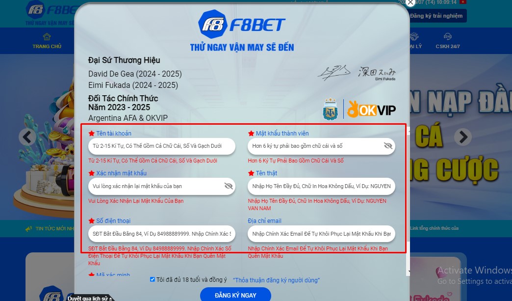 Bật mí lý do bạn nên đăng ký F8bet không phải ai cũng biết